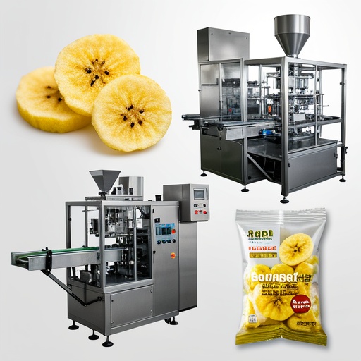 给袋式包装机助力香蕉片自动化包装