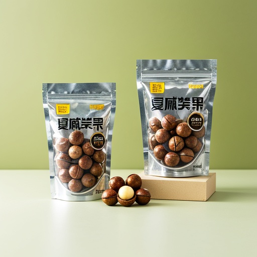 借助给袋式包装机打造夏威夷果的包装风采