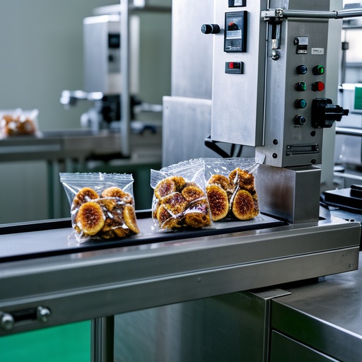 给袋式包装机助力食品厂自动化升级，包装无花果干