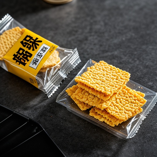 锅巴热门休闲零食，给袋式包装机实现自动包装最佳方案